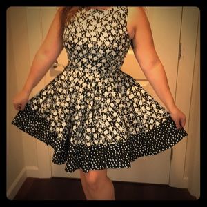 Floral dress (missing belt)